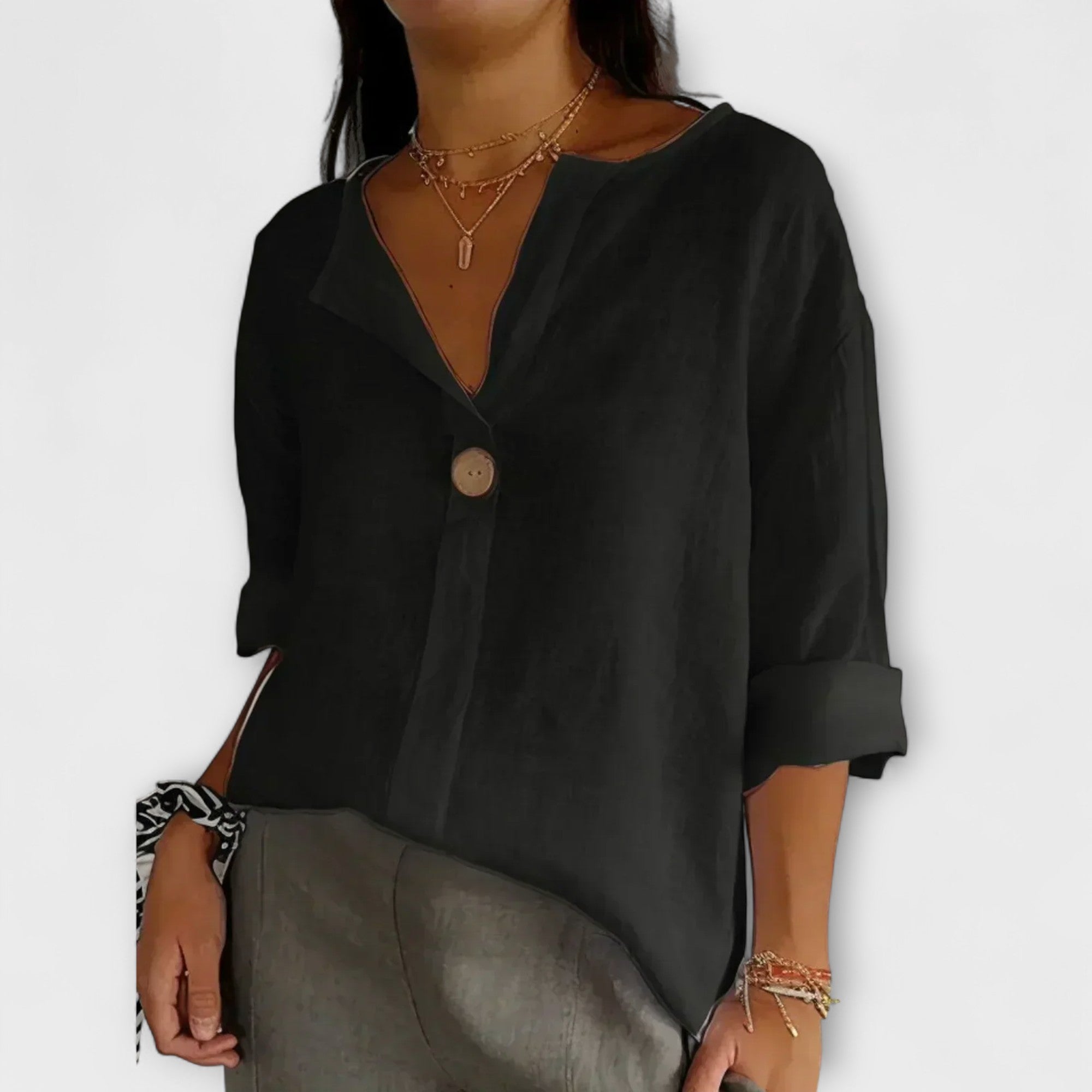NICOLE - STYLISH RELAXED‑FIT BLOUSE