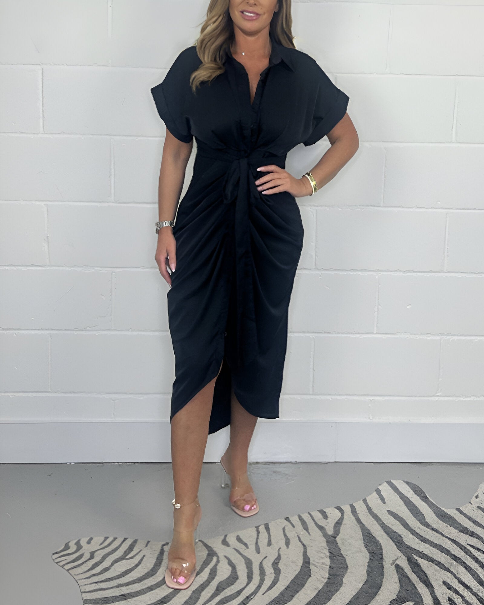 AMELIA - LUXURY ELEGANT MIDI DRESS