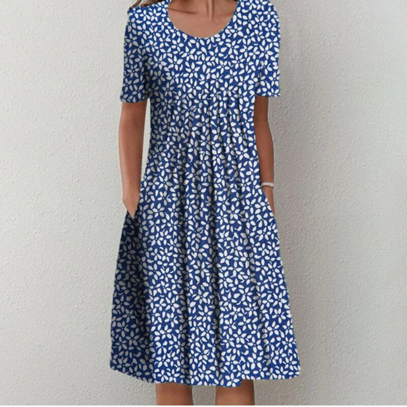 CINDY - FLOWY ELEGANT FIT DRESS
