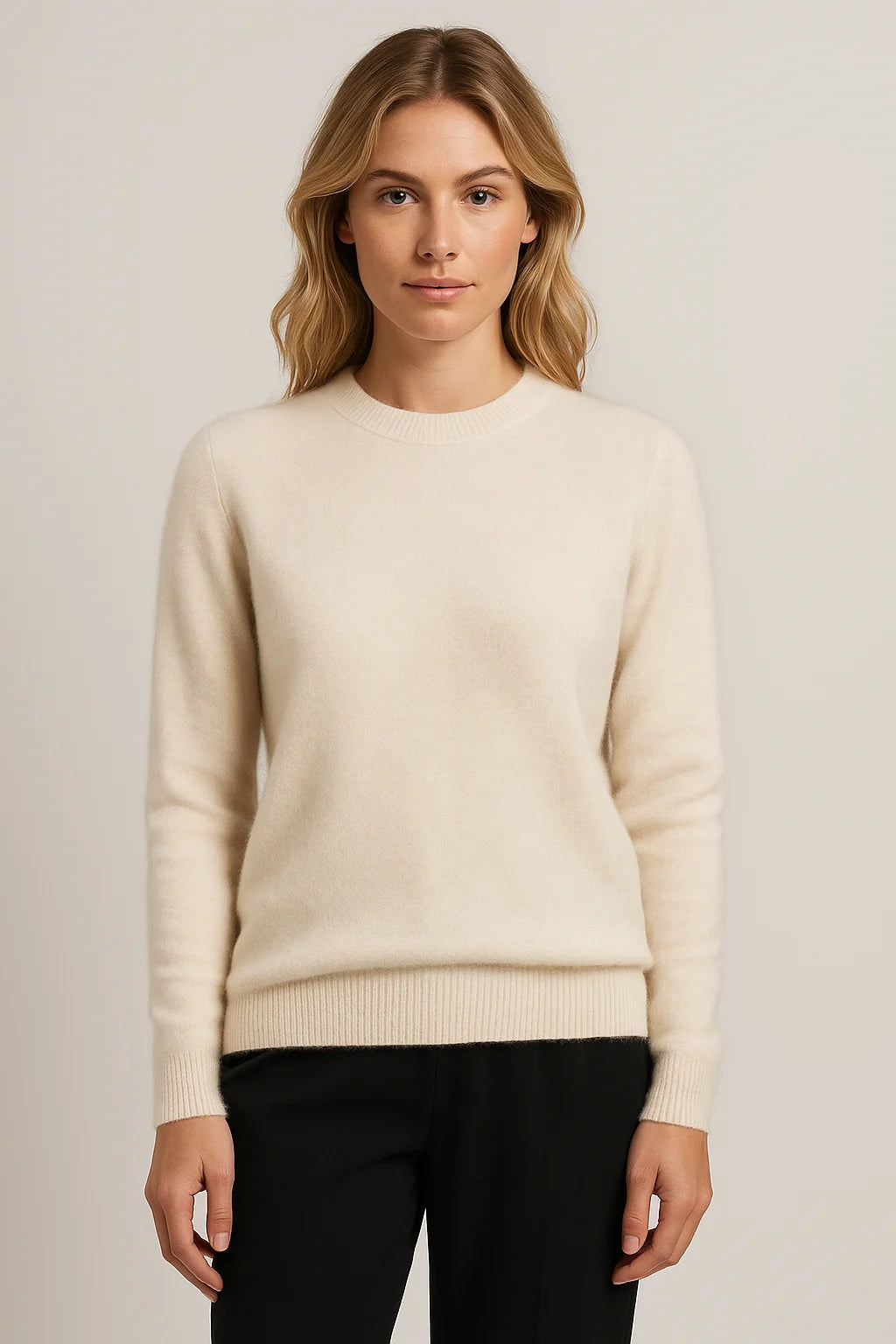 Classic Crewneck Sweater | Women's Soft Wool Blend 7