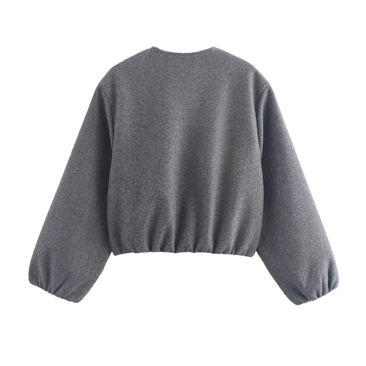 Cropped Bomber Jacket | Women's Relaxed Fit Autumn Layering 1