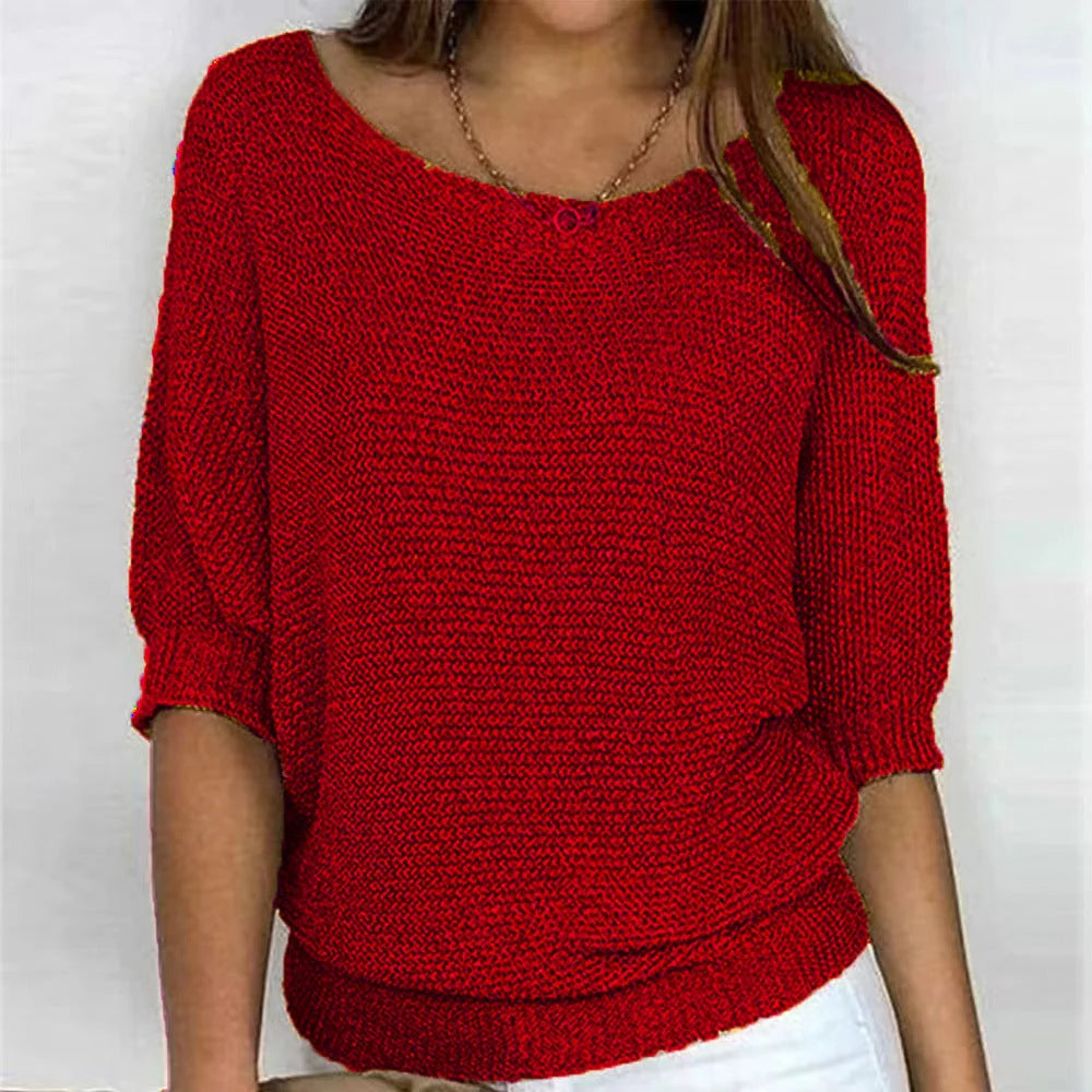 Euna | Relaxed Fit Soft Knit Sweater for Women 1
