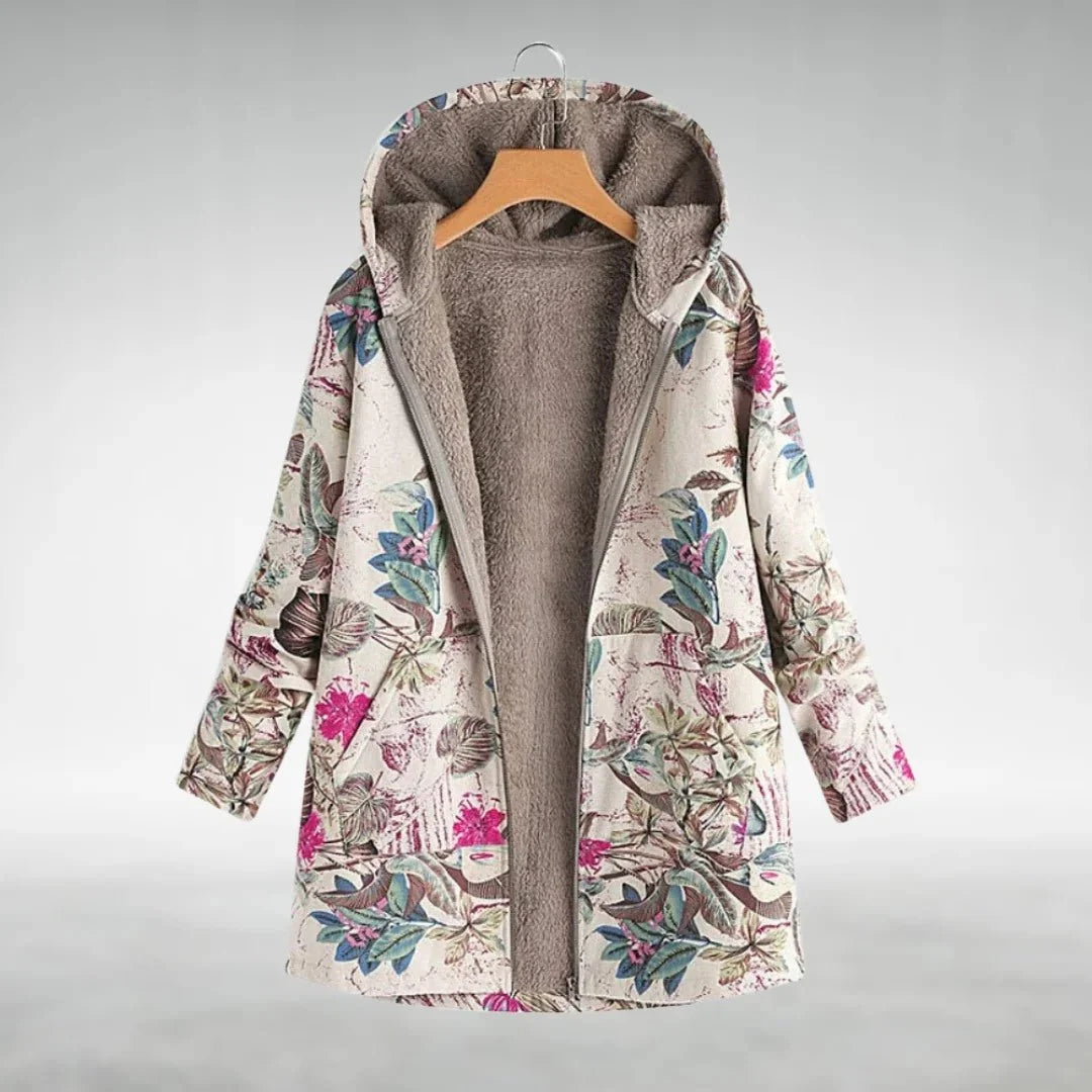 Floral Fleece Jacket | Women's Jacket for Cozy Layering 0