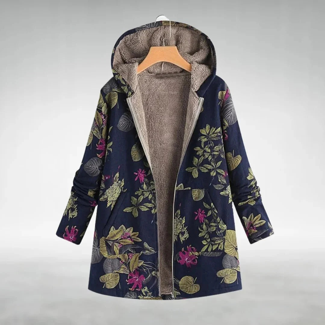 Floral Fleece Jacket | Women's Jacket for Cozy Layering 1