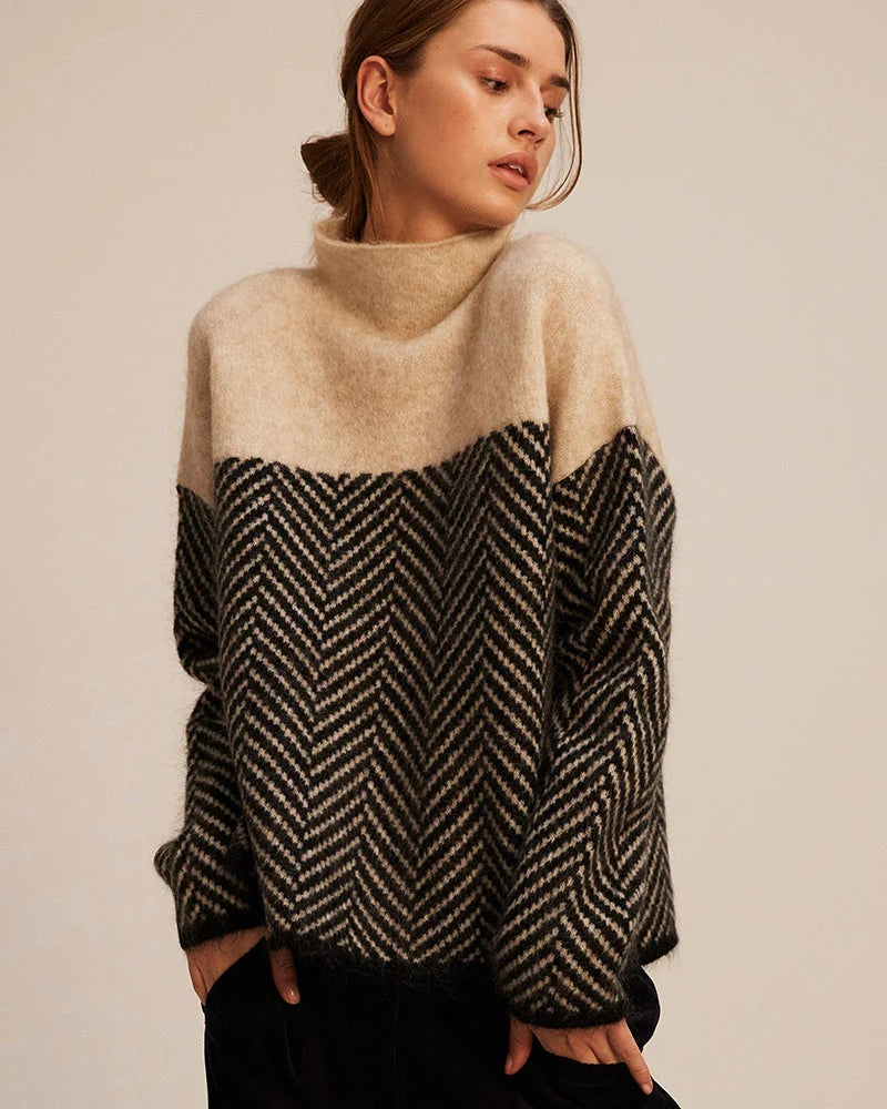 Gabrielle | Women's Couture Turtleneck Sweater 0