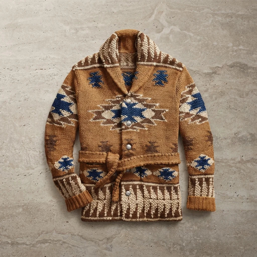 Jacquard Cardigan | Soft Cotton Blend Cardigan for Women 0