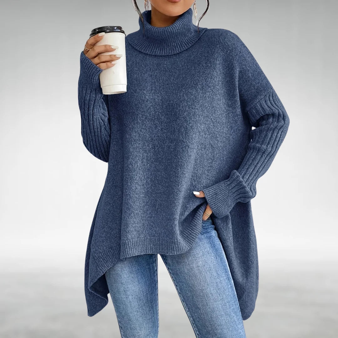 Joanne | Turtleneck Jumper with Flattering Tummy Coverage 0