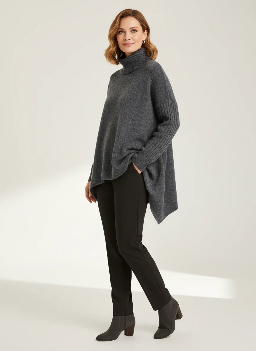 Joanne | Turtleneck Jumper with Flattering Tummy Coverage 1