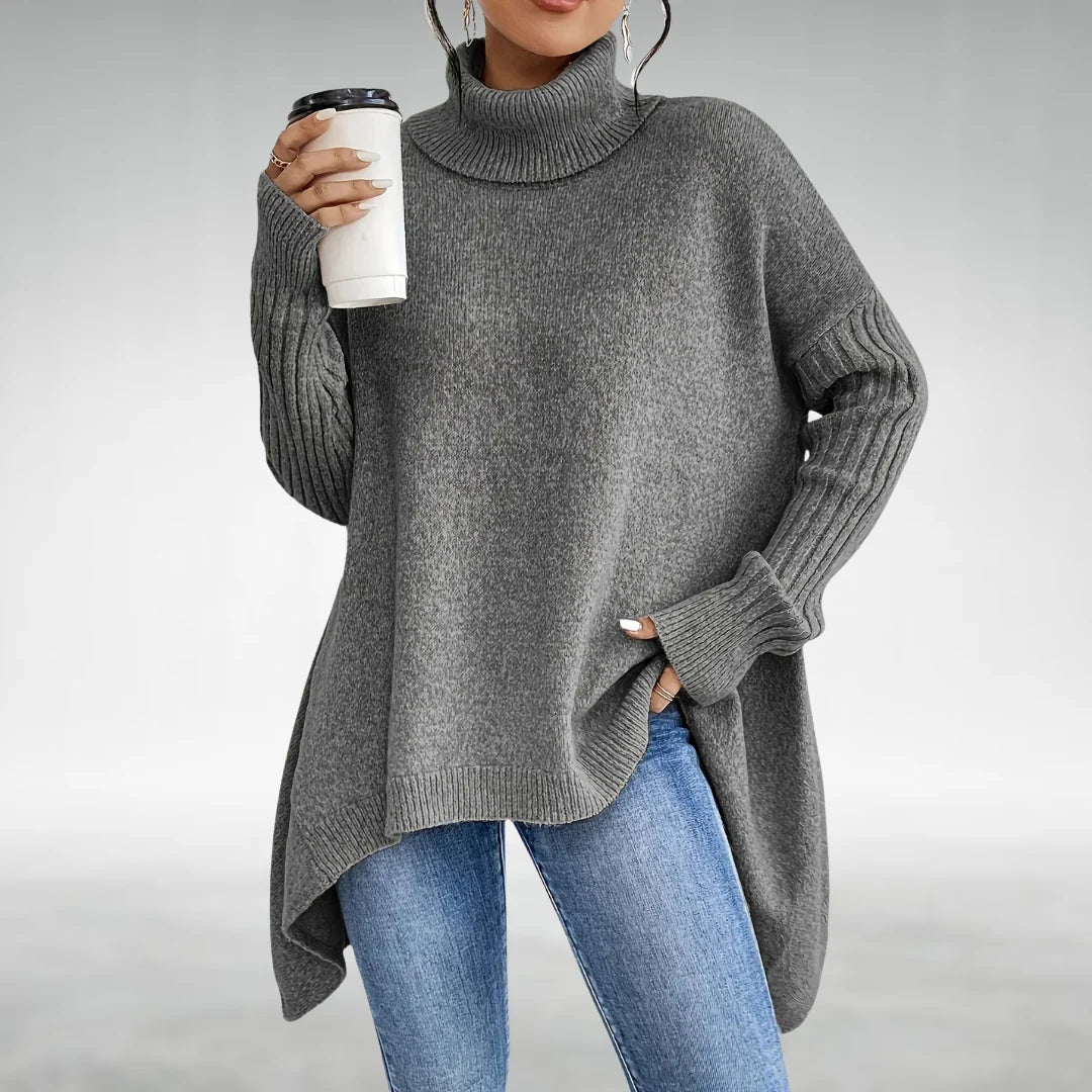 Joanne | Turtleneck Jumper with Flattering Tummy Coverage 2