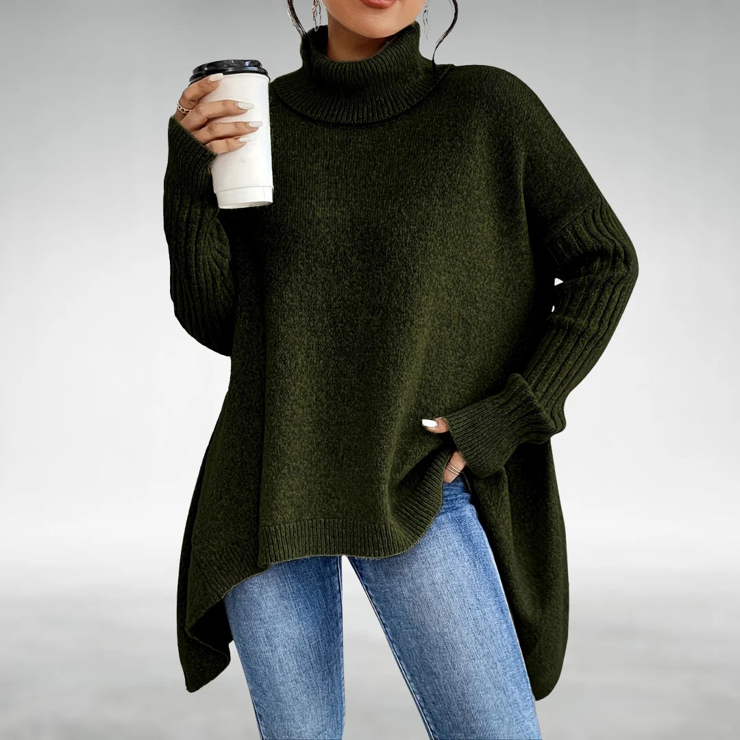 Joanne | Turtleneck Jumper with Flattering Tummy Coverage 3