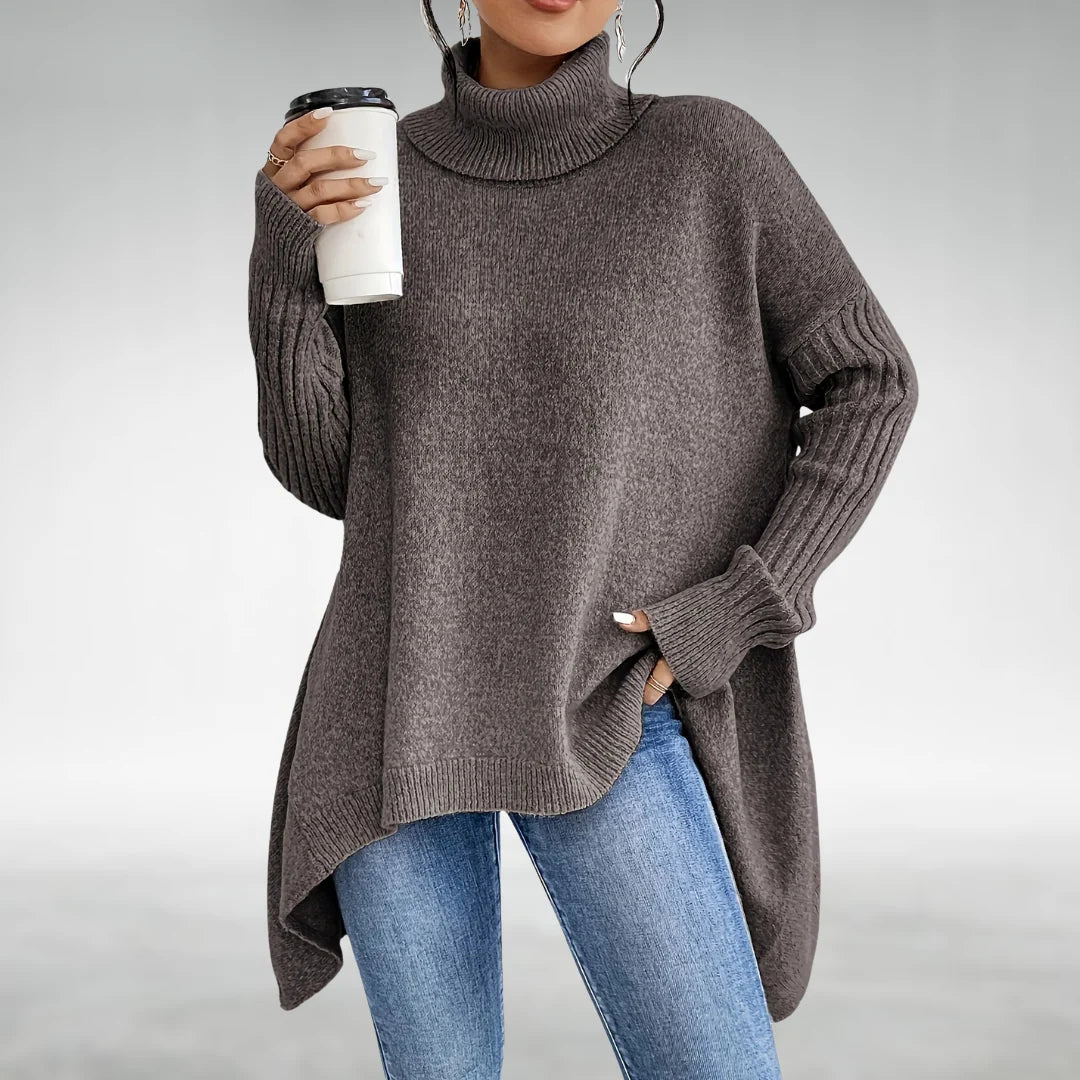 Joanne | Turtleneck Jumper with Flattering Tummy Coverage 5