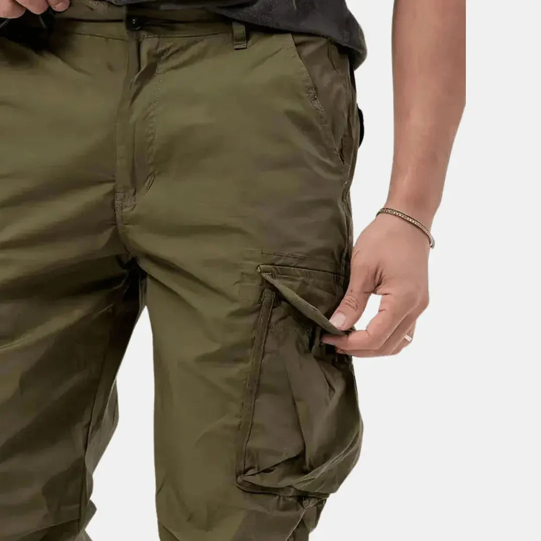 Men's Cargo Joggers with Drawstring Waist | Men's Jogger Pants 8