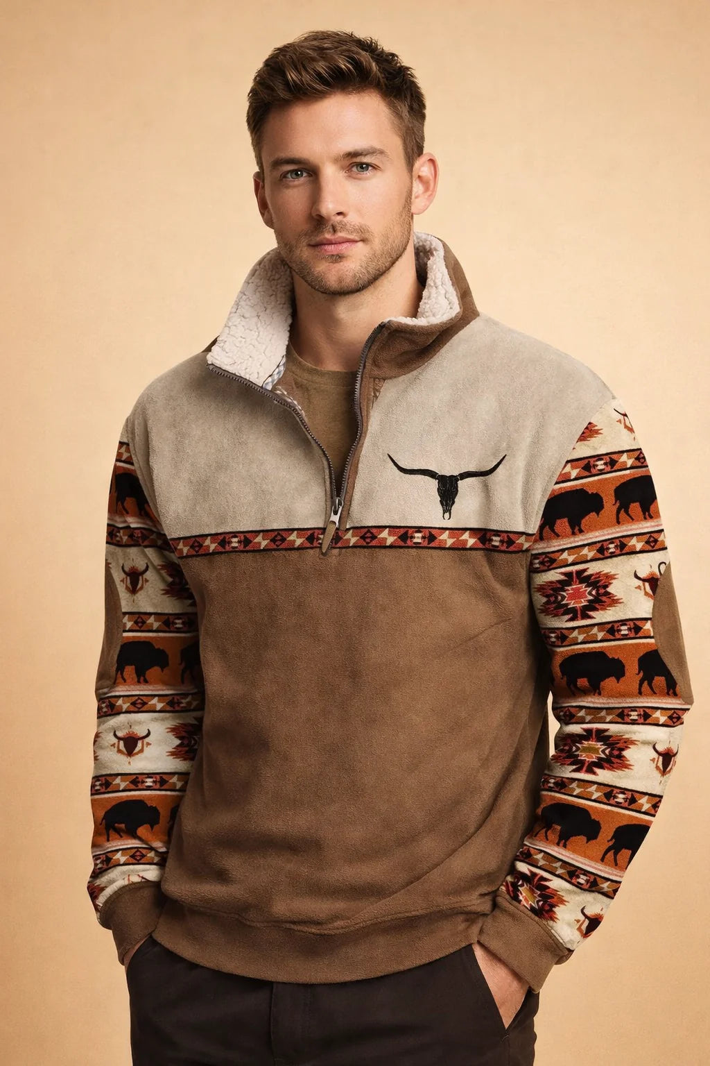 Men's Casual Zipper Sweater | Comfortable Cardigan 4