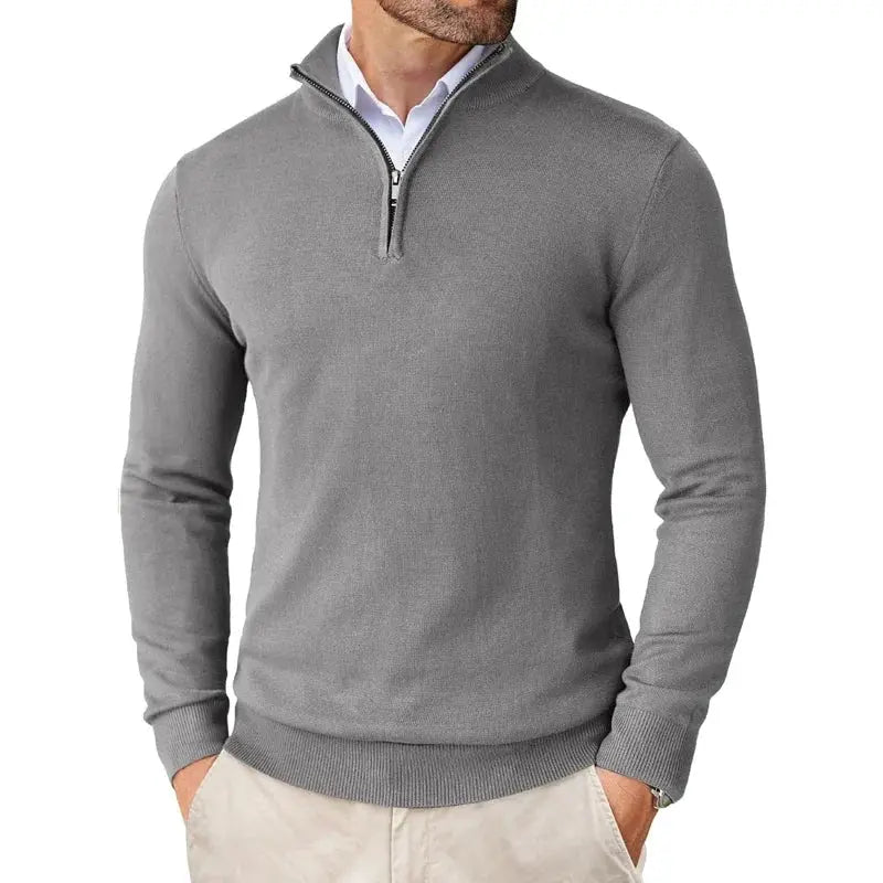 Men's Classic Half-Zip Sweater | Stylish Casual Knit Top 6