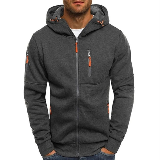 Men's Cotton Zip-Up Hoodie ? Comfort and Style for Active Days 2