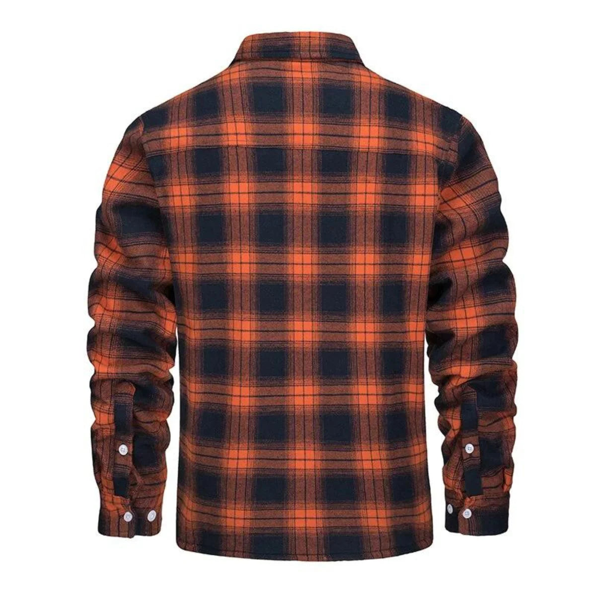 Men's Sherpa Lined Plaid Jacket – Stay Warm with Timeless Style 1