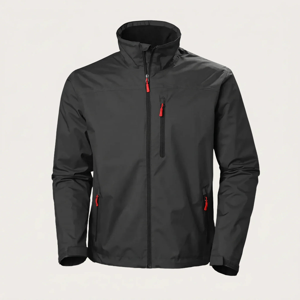 Men's Waterproof Jacket with Hood and Adjustable Cuffs 0