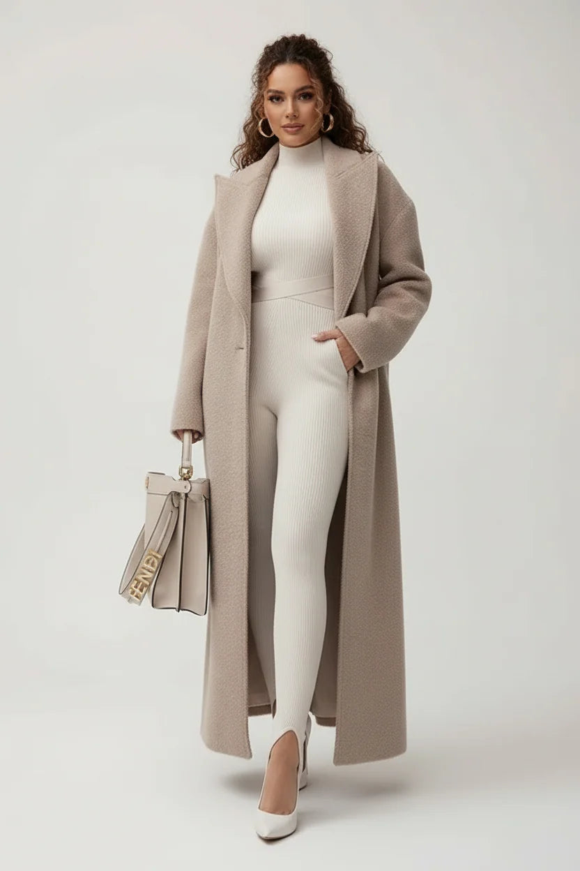Novara Oversized Long Coat – Effortless Style with All-Day Comfort 0