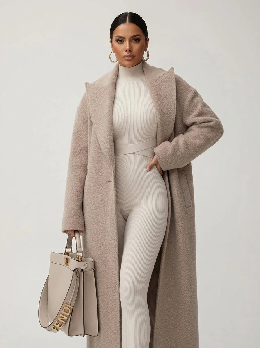 Novara Oversized Long Coat – Effortless Style with All-Day Comfort 1