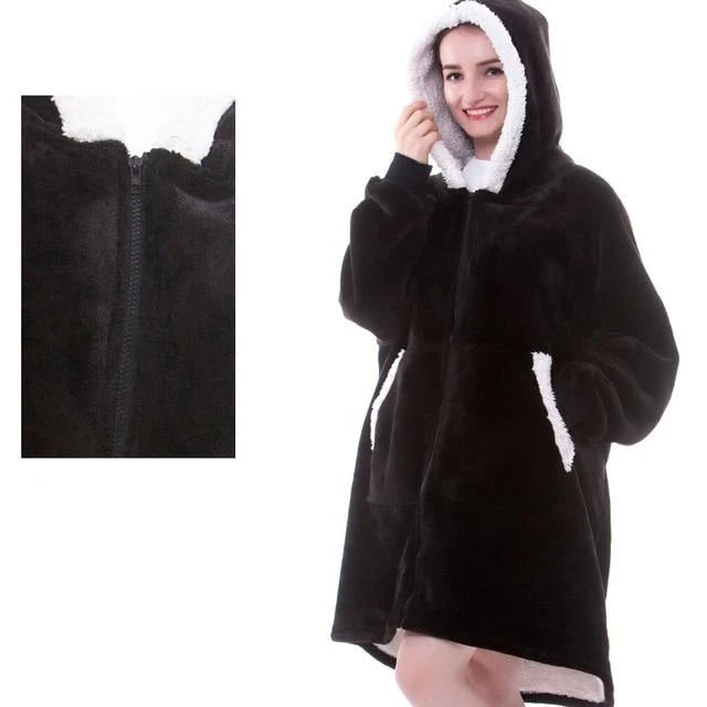 Oversized Hooded Wearable Blanket | Cozy Sweatshirt 14