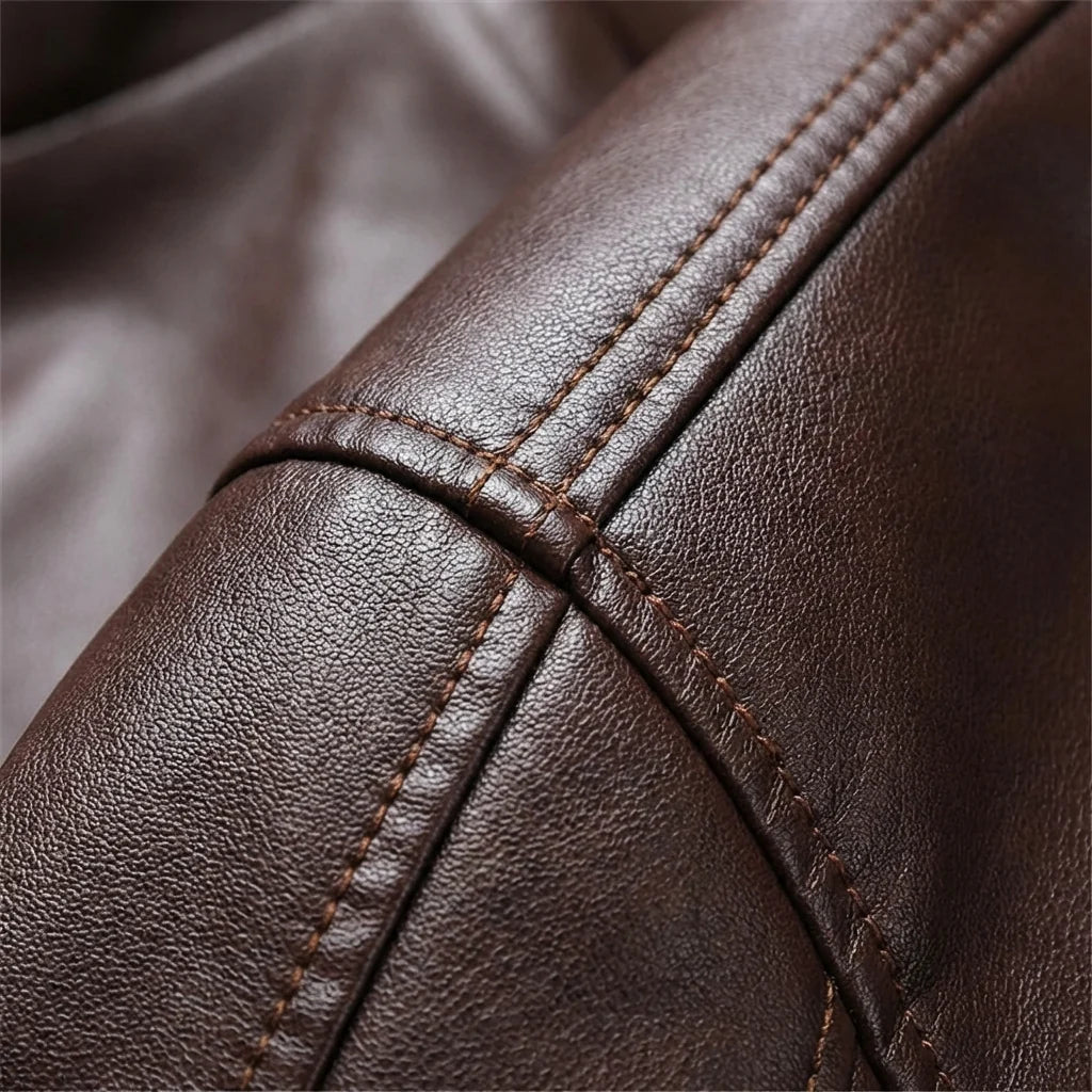 Portofino Leather Jacket | Men's Classic Leather Outerwear 4