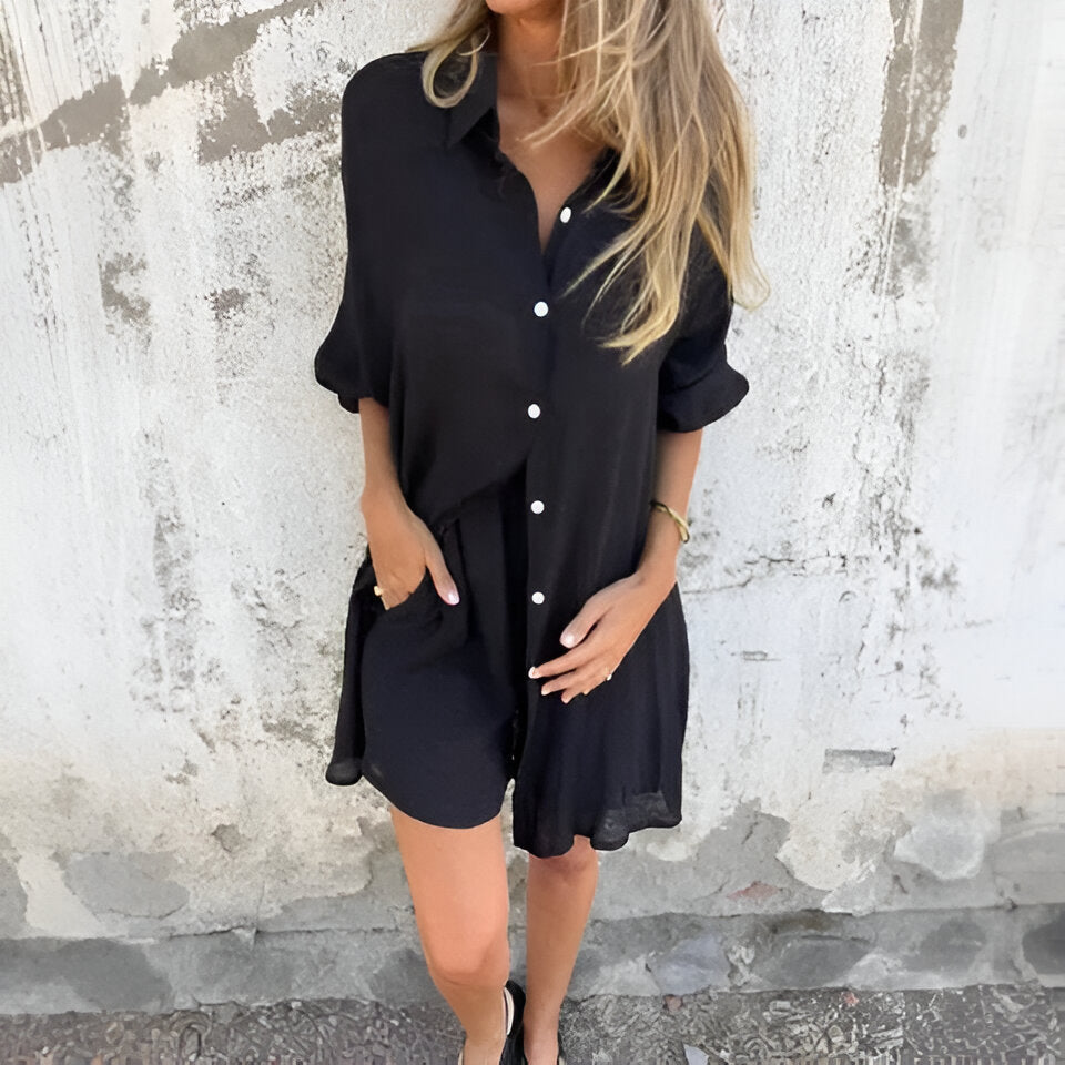 ISABELLA - STYLISH LUXURY LOOSE-FIT TWO-PIECE SET