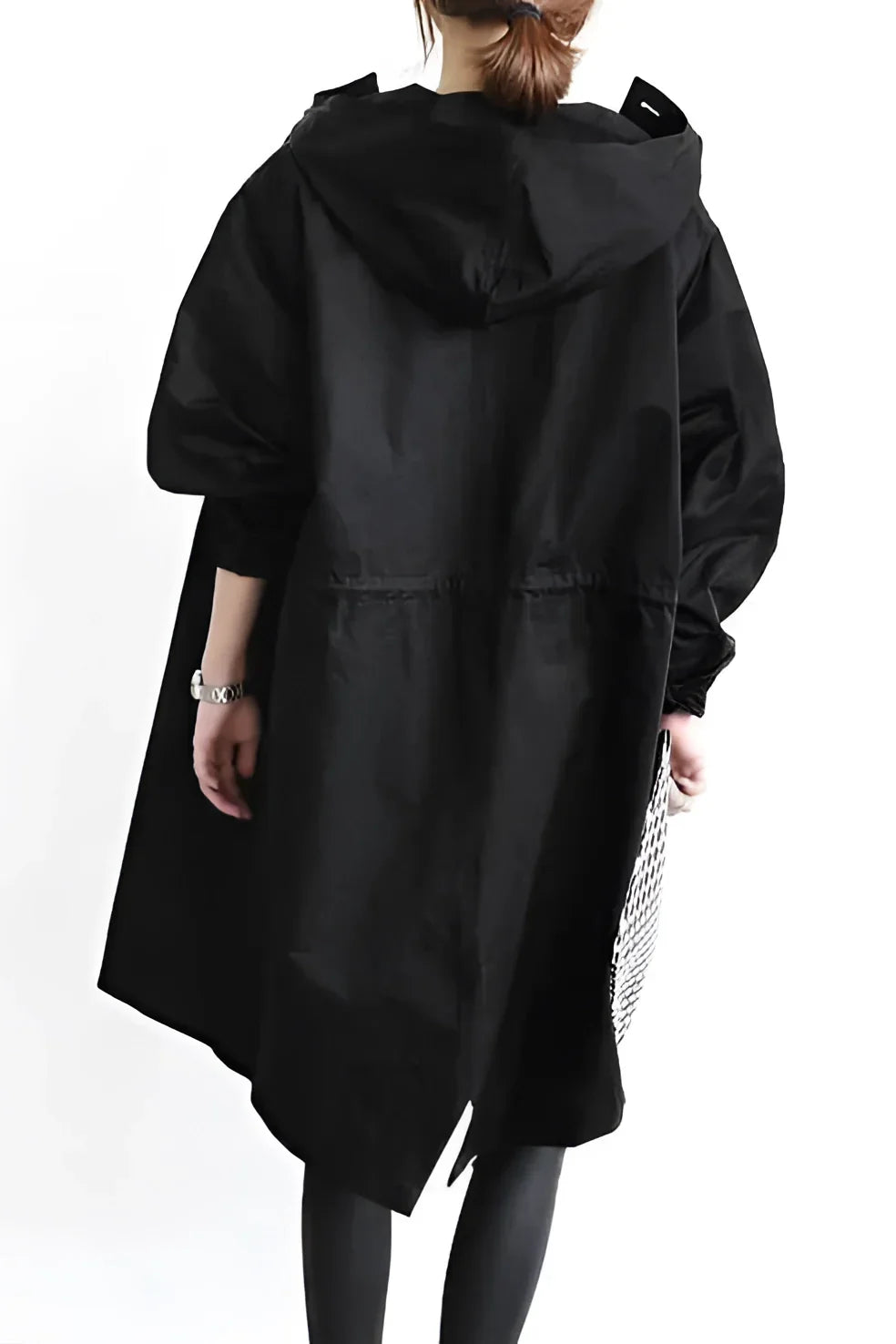 Sophia Hooded Coat – Stay Stylish and Dry with Oversized Comfort 4