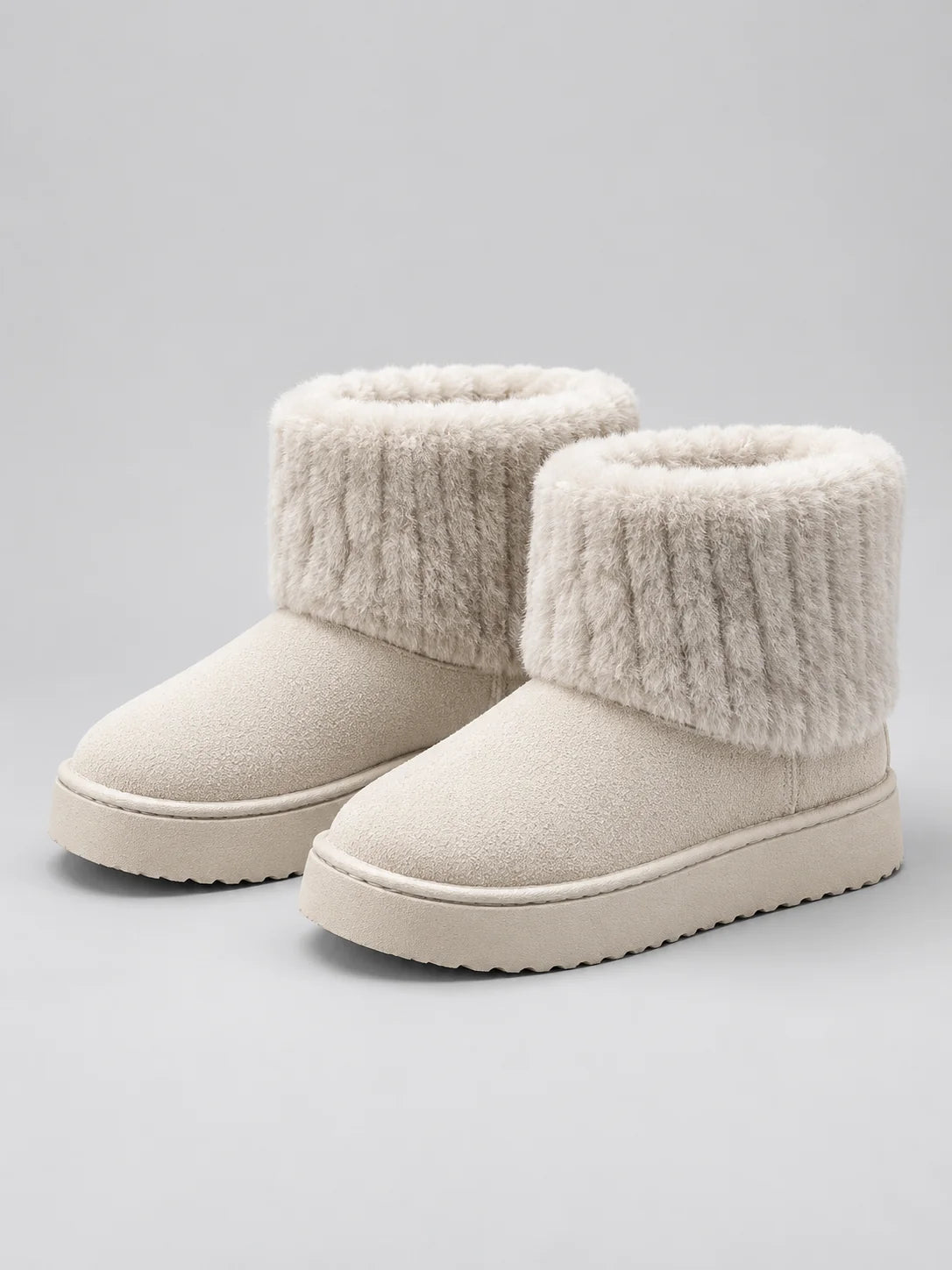 Women’s Faux Fur Ankle Boots | Warm Winter Footwear 0