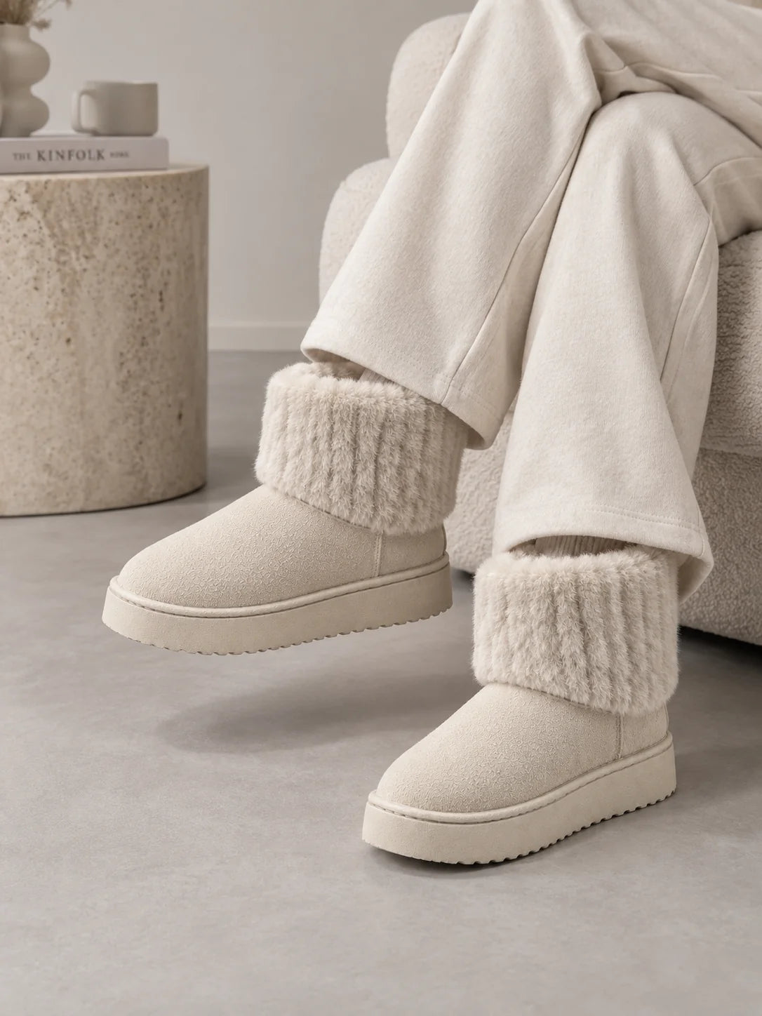 Women’s Faux Fur Ankle Boots | Warm Winter Footwear 4
