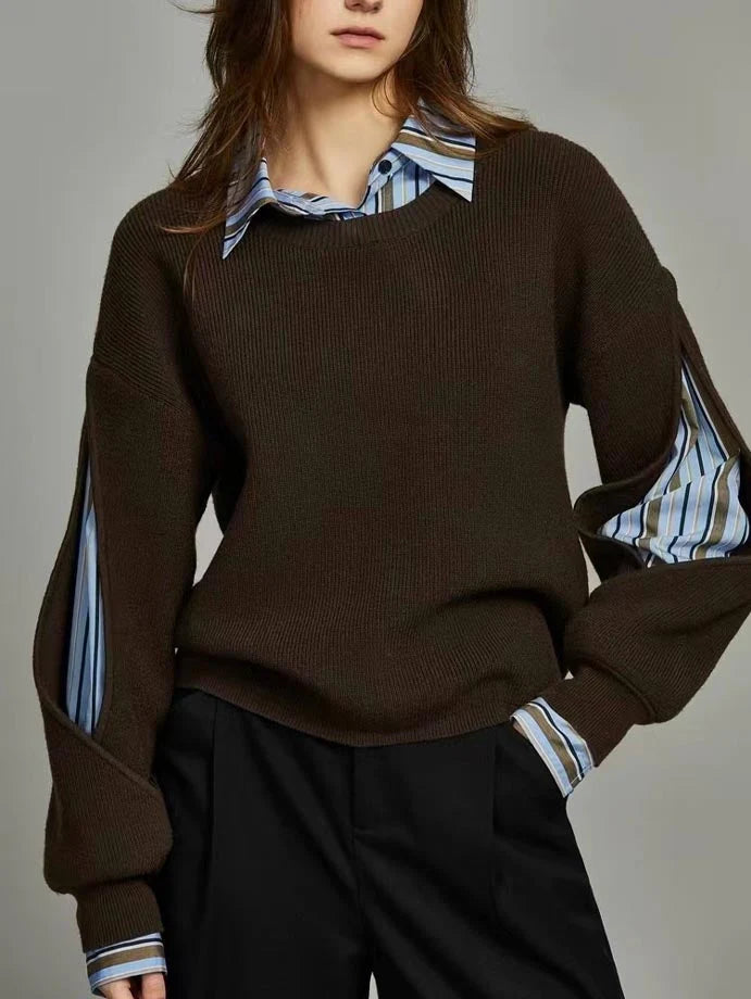 Women’s Knit Jumper Sweater ? Cozy Style with Effortless Layered Comfort 2