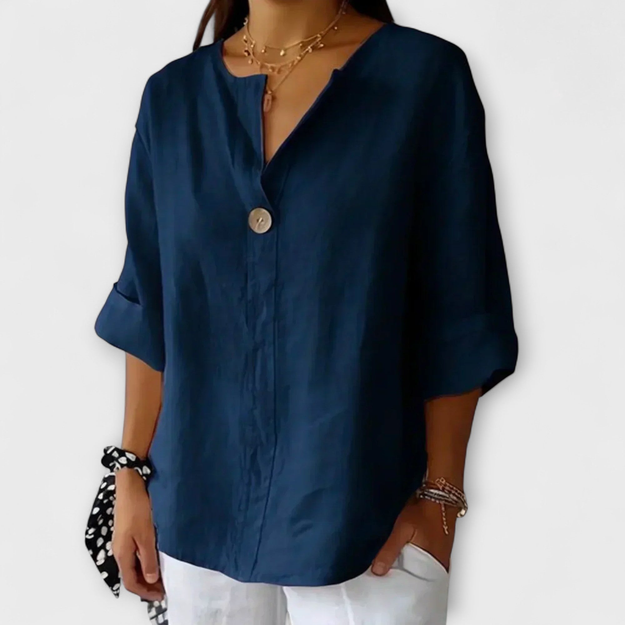 NICOLE - STYLISH RELAXED‑FIT BLOUSE