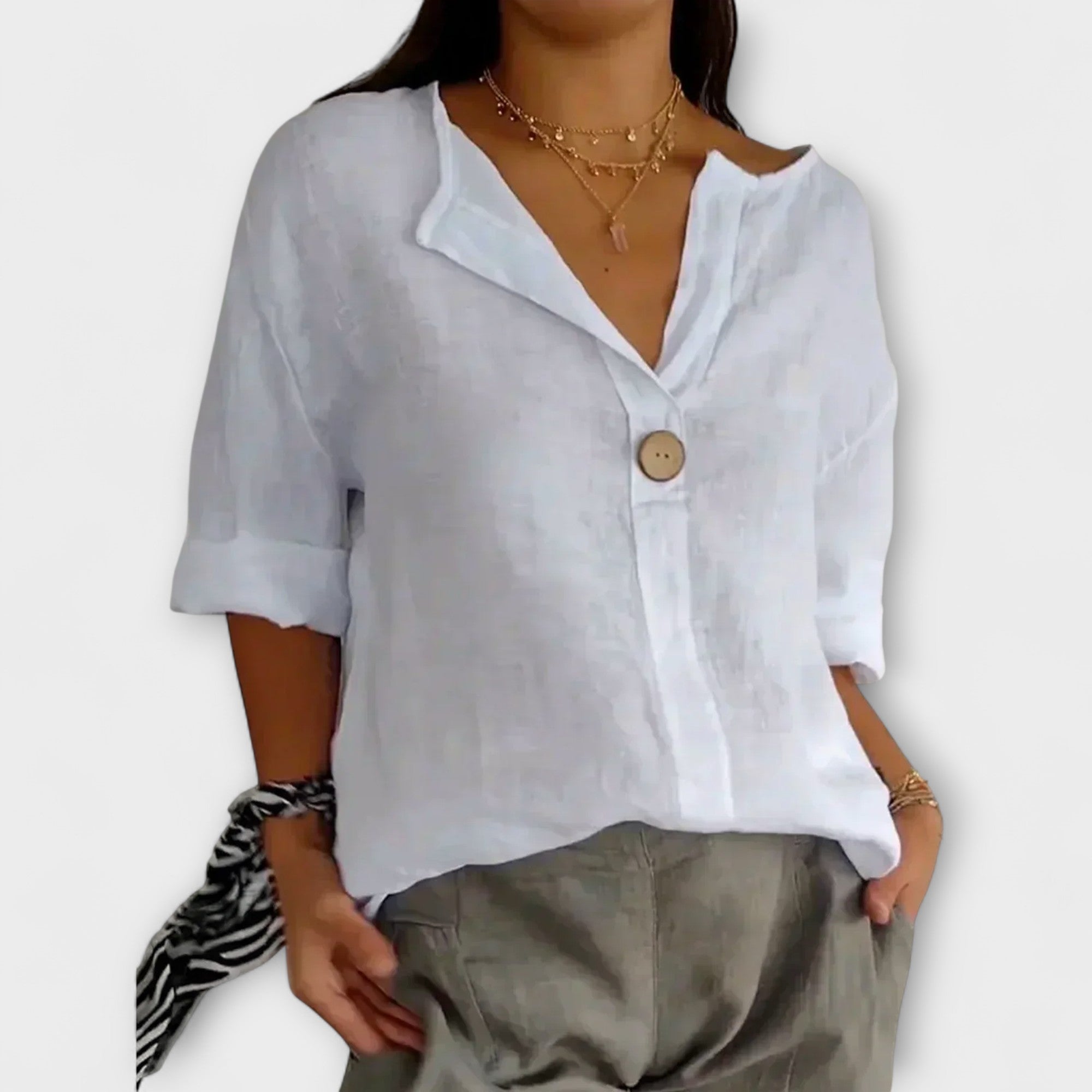 NICOLE - STYLISH RELAXED‑FIT BLOUSE
