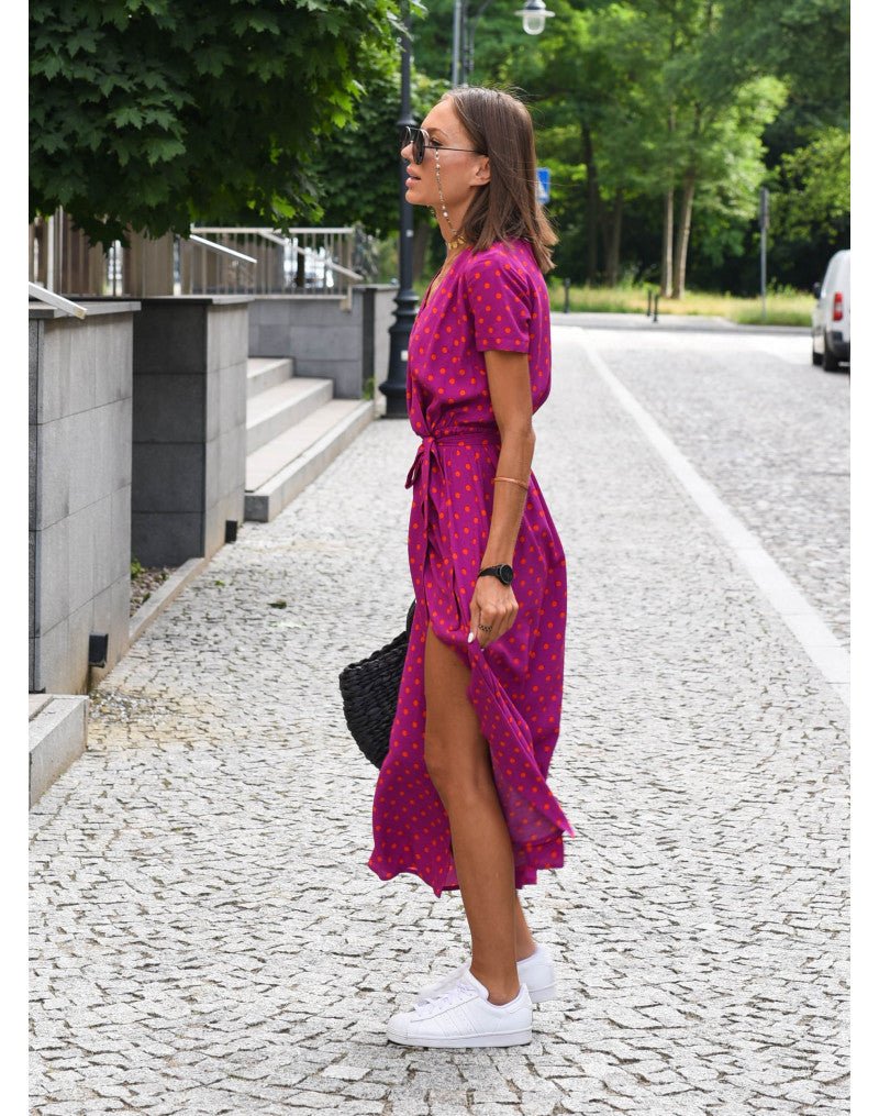 ELLA - ELEGANT FLORAL DRESS - STYLISH LUXURY FIT