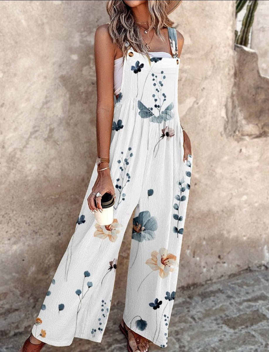 DILARA - RELAXED-FIT LUXURY SLEEVELESS JUMPSUIT