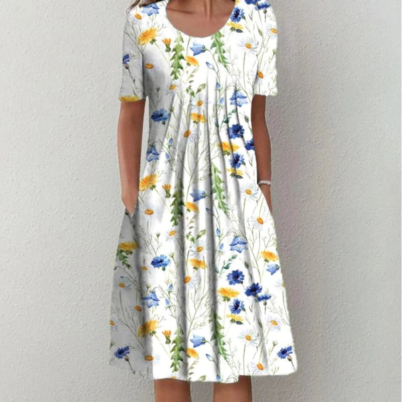 CINDY - FLOWY ELEGANT FIT DRESS