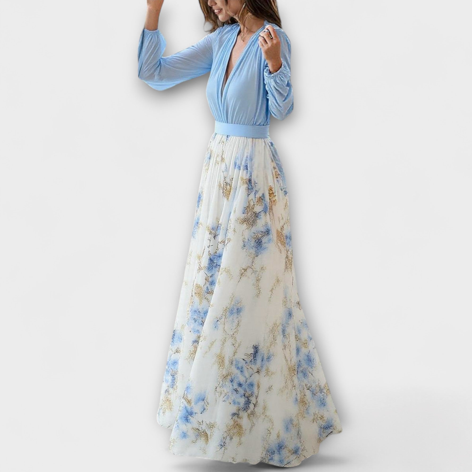 Harper - Blumen-Maxikleid