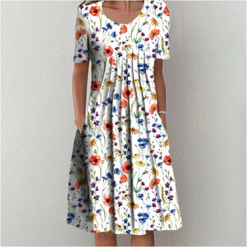 CINDY - FLOWY ELEGANT FIT DRESS