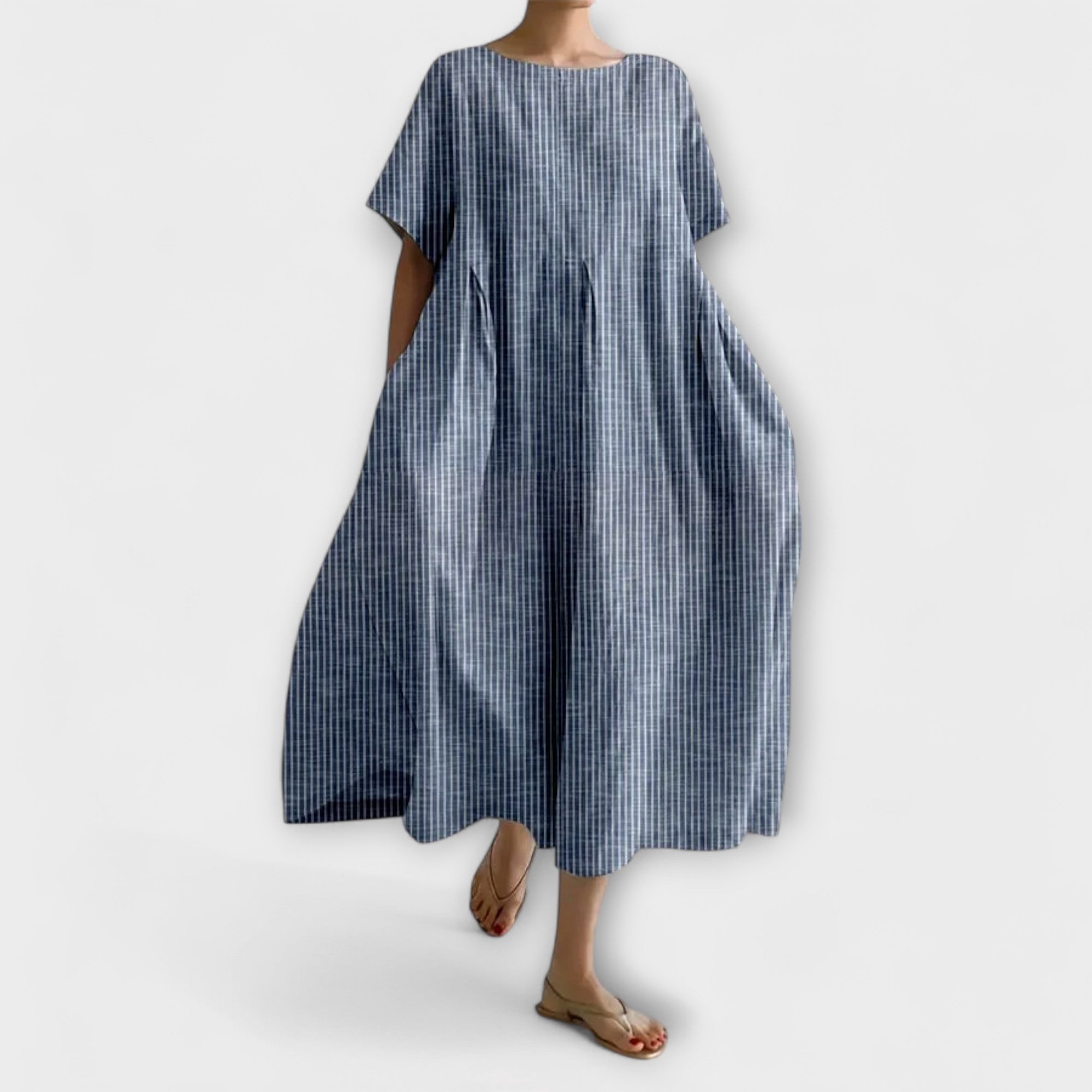 IVY - ELEGANT REGULAR FIT CHECKED DRESS