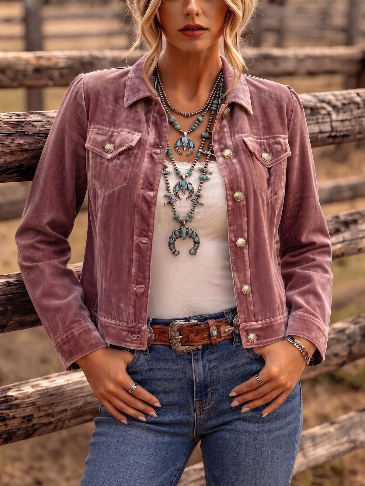 Boho Velvet Jacket ? Timeless Style with Cozy Comfort 1