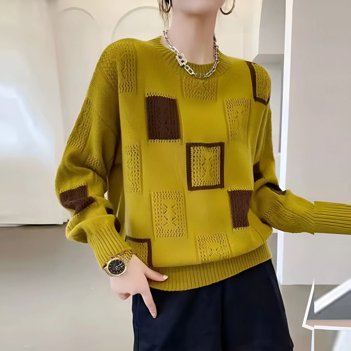 Britte Soft Knit Sweater Lightweight Warm Pullover 3