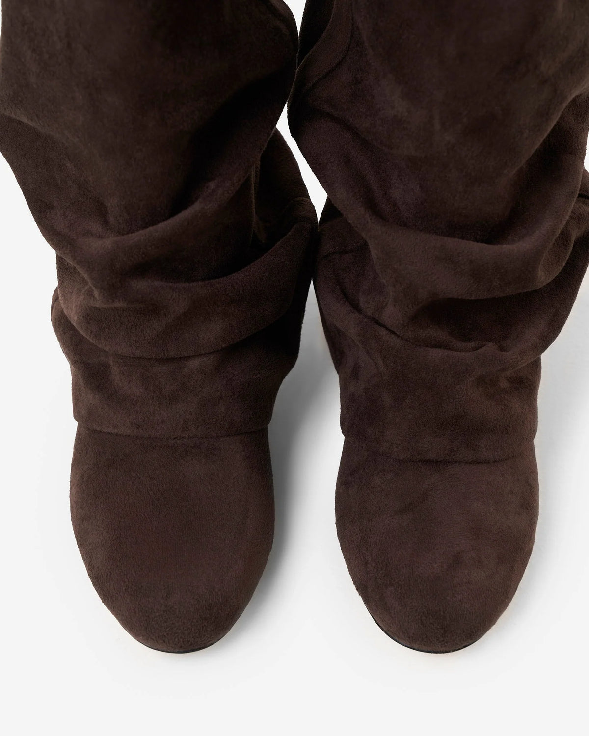 Brown Slouchy Knee High Boots for Women | Everyday Fashion Footwear 4