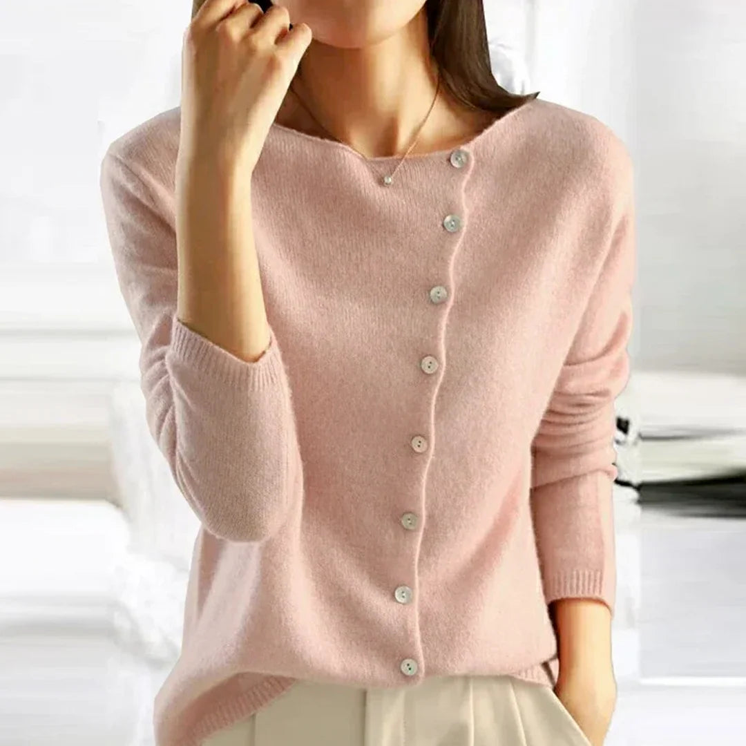 Cashmere Cardigan | Elegant Black Long Cardigan for Women 1