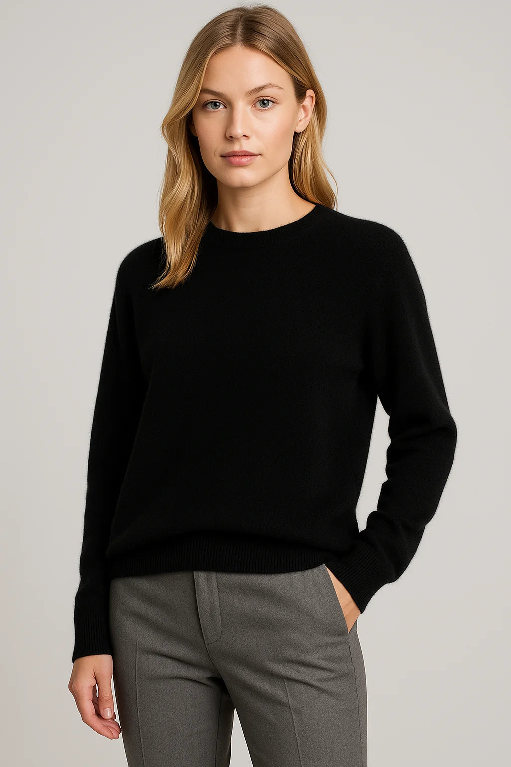 Classic Crewneck Sweater | Women's Soft Wool Blend 4