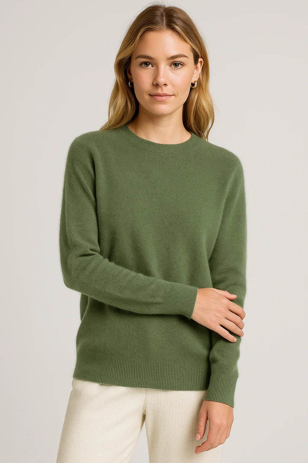 Classic Crewneck Sweater | Women's Soft Wool Blend 8