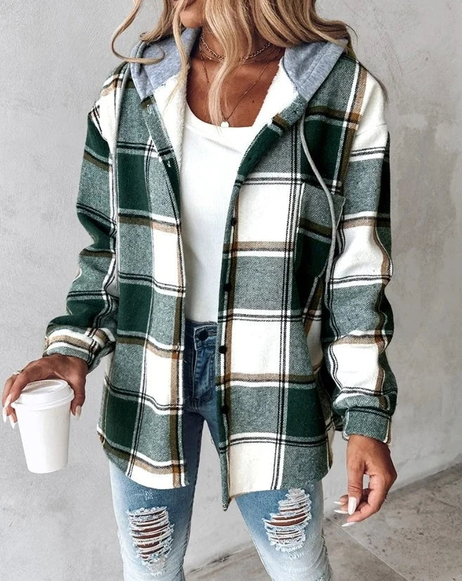 Comfy Print Hoodie | Soft Casual Pullover Sweatshirt 0
