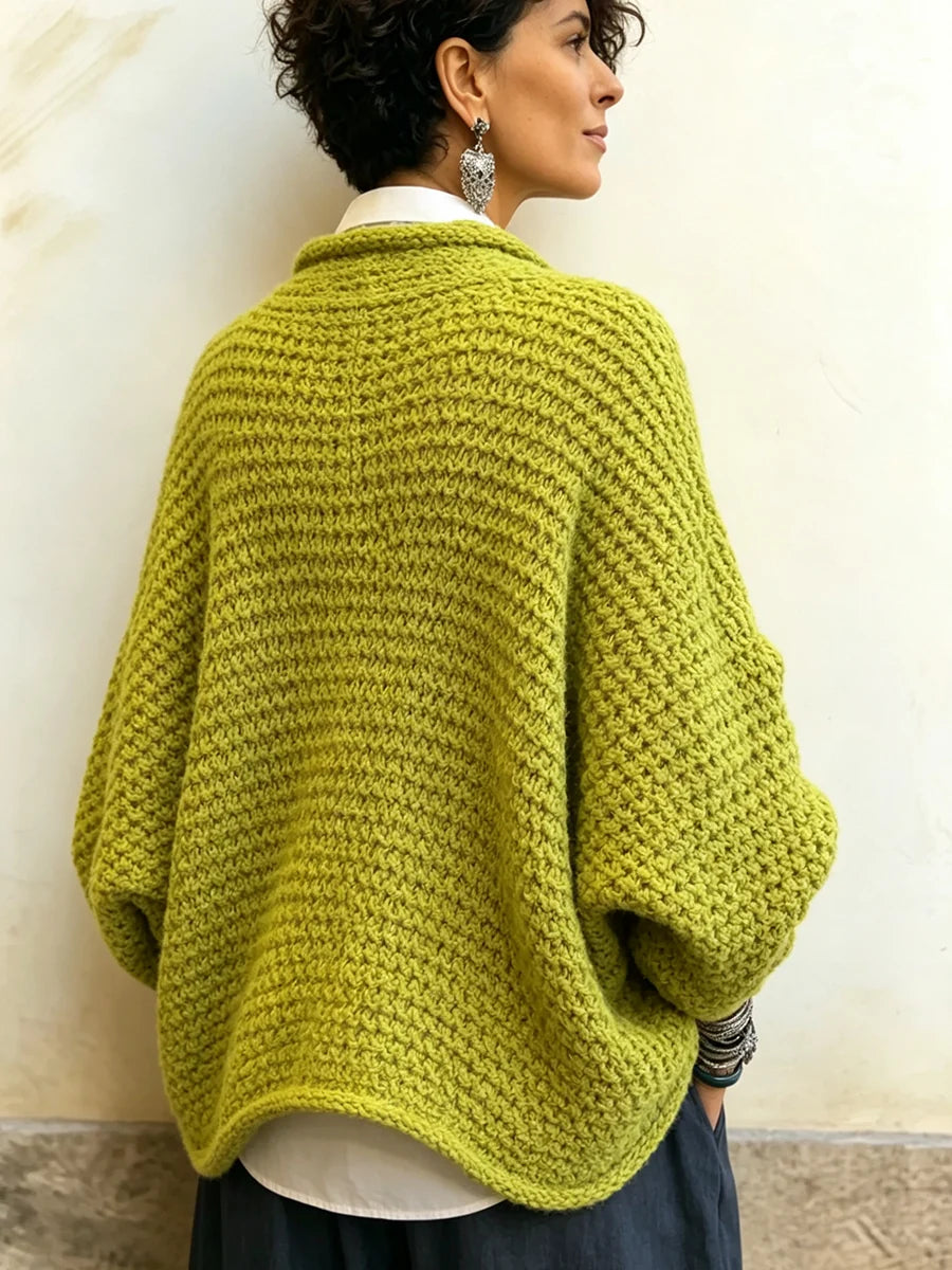 Cozy Batwing Sleeve Sweater ? Stay Warm with Stylish Comfort 1