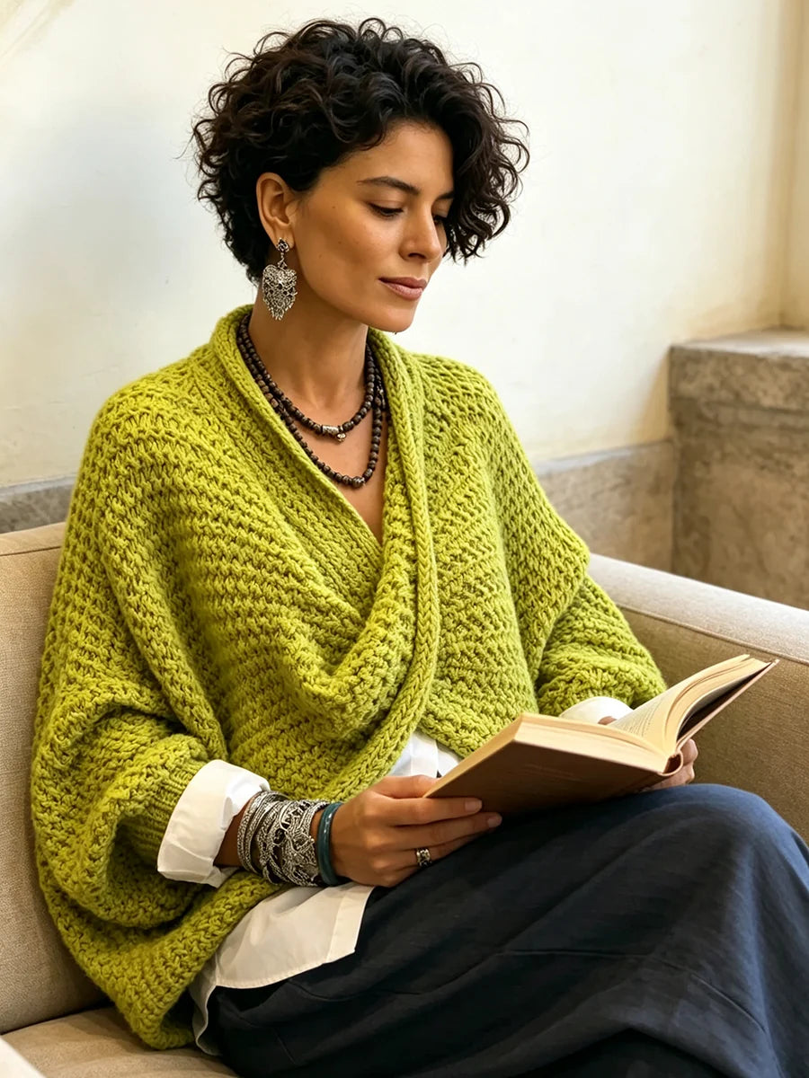 Cozy Batwing Sleeve Sweater ? Stay Warm with Stylish Comfort 2