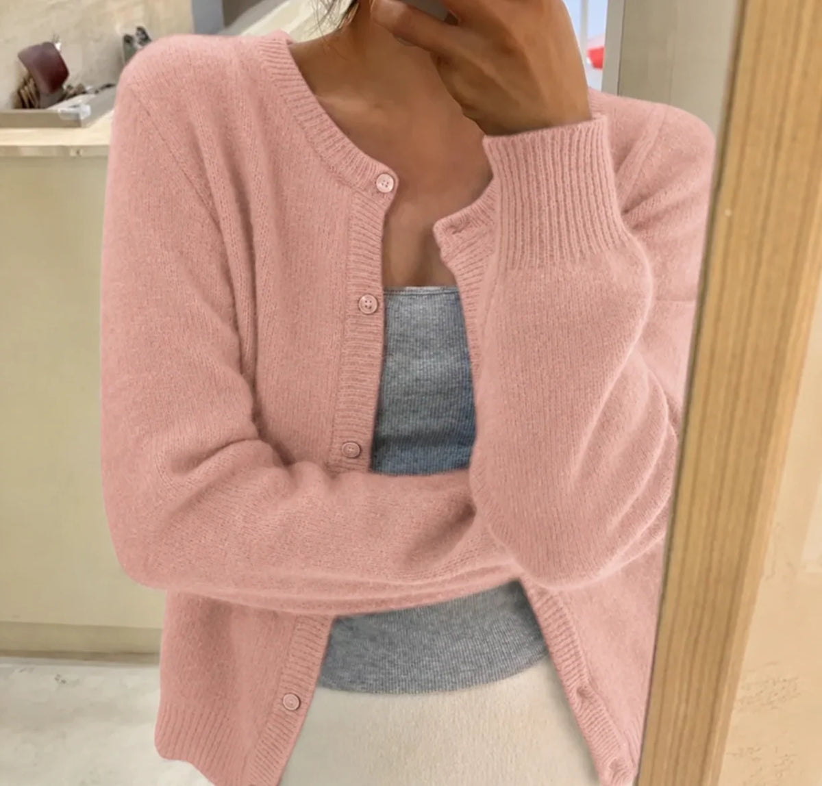 Cropped Black Cardigan | Soft Knit Cardigan Sweater for Women 10