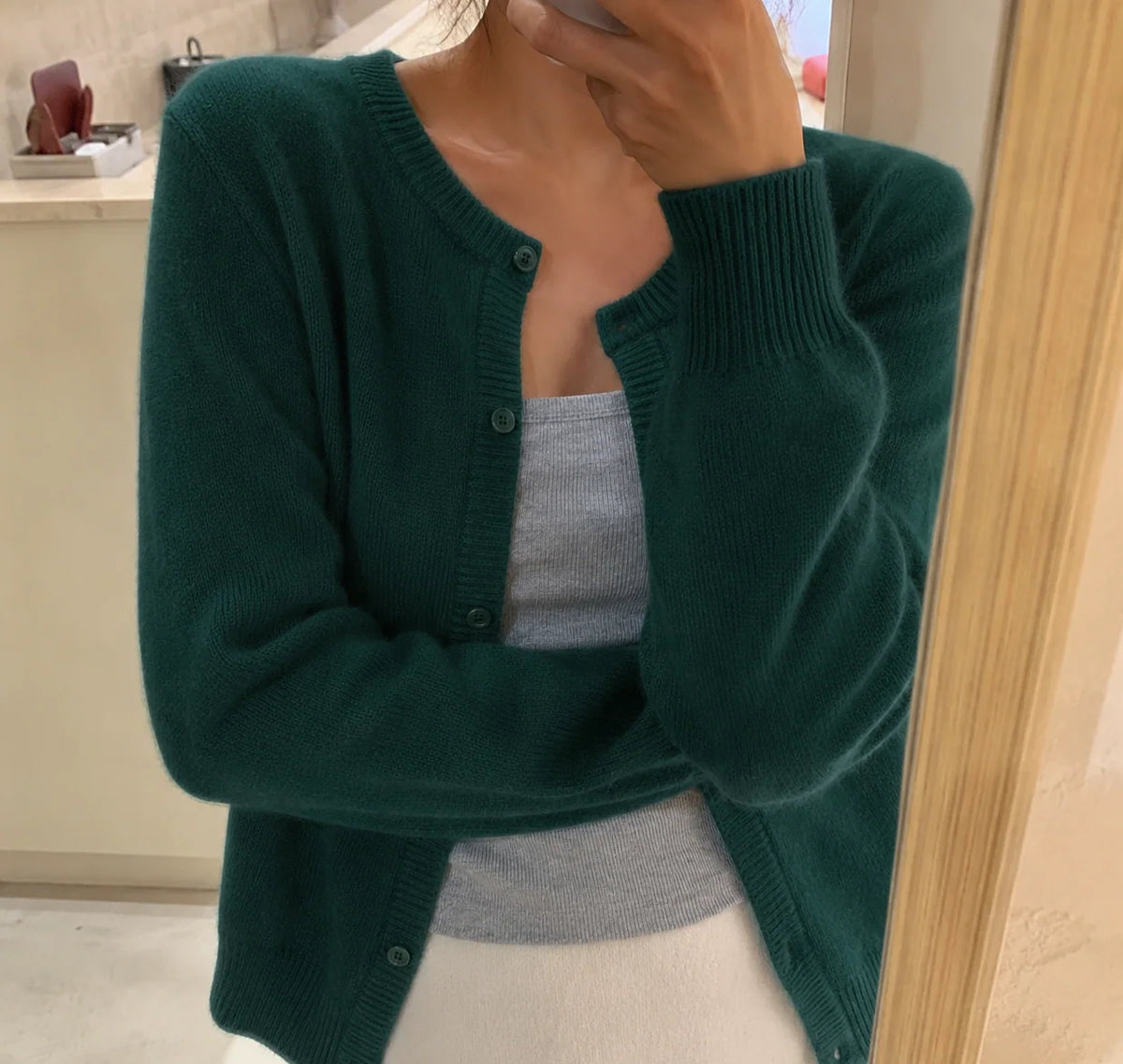 Cropped Black Cardigan | Soft Knit Cardigan Sweater for Women 9