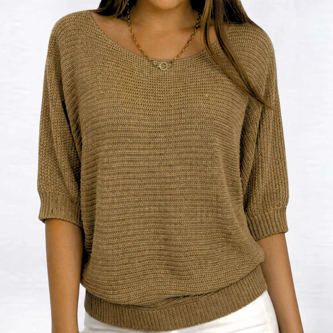 Euna | Relaxed Fit Soft Knit Sweater for Women 0